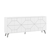 Hanah Home Dune 183 Komoda, Belo-Crna