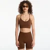 Modrček Nike Pro Seamless Light-Support Padded Sports Bra Cacao Wow XL