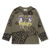 KENZO Dečija majica K25674/655, Maslinasta