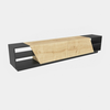 HANAH HOME Rhodes Anthracite Oak