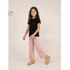 Sinsay - Dres pantalone wide leg sa kontrastnom ivicom - lila