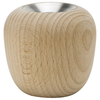 Svečnik za čajne svečke ORA, 8 cm, rjava, bukov les, Stelton