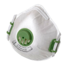 shumee FFP3 maska s filtrom in ventilom Oxyline X 310 SV FFP3 RD bela 1 kos