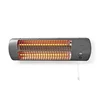 Nedis HTBA10GY - Grejalica za kupatilo 600/1200W/230V IPX4