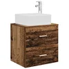 Umivaonik s policom Staro drvo 49,5 x 41 x 63 cm
