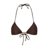 LSCN by LASCANA Bikini zgornji del Mix-Kini temno rjava