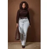Trendyol Curve Ženska bluza Tbbaw26Af00104, Braon