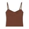 Bershka Top rjava
