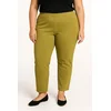Plus size elegantne hlače, svetlo zelene