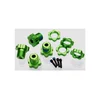 Traxxas pesto koles 17 mm aluminij zelena (4)