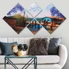 Wallity Slika 4MDF274654277, 60x115 cm, 4 dela