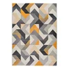 Oranžno-siva preproga Universal Gladys Abstract, 140x200 cm