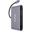 CANYON hub DS-14 8in1 4k USB-C Dark Grey