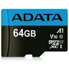 A-DATA Memorijska kartica UHS-I MicroSDXC 64GB class 10 + adapter AUSDX64GUICL10A1-RA1