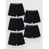 Lousy Livin 5 Pack moške boksarice black