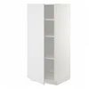 METOD Visoka omara s policami, bela/Stensund bela, 60x60x140 cm