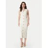 MICHAEL Michael Kors Pletena obleka MT683J25ZV Kremna Slim Fit