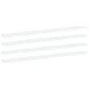 shumee Dodatne police za omaro 4 kosi bele 100x10x1,5 cm iverna pl.