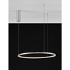 TARQUIN VISILICA LED 37W/3000K/1274lm/DIMM/IP20/BRUŠENO SREBRO
