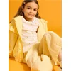 Sinsay - Pamučne wide leg pantalone - svetlo žuta