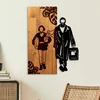 Wallity Zidna dekoracija Leon The Professional, 44 x 58 cm, Smeđa