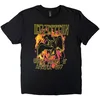 Led Zeppelin Black Flames Black L Majica
