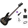 ESP LTD SURVEYOR-204DX Premium SET Black Burst Električna bas kitara