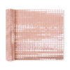 Kvadratni namizni tekač z bleščicami rose gold 275 x 28 cm