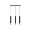 Luster na sajli TUBA 3xE27/15W/230V crna