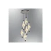 Opviq luster Hare 3439-6A-24, LED 60 W, sivi