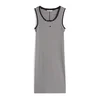 Tommy Jeans Obleka ESSENTIAL črna/bela