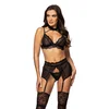 Beauty Night Velvet Sin Set Black S/M