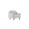 ATELIER DEL SOFA 1-Seat Sofa fotelja Robin 1 Pebble Walnut