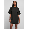 Womens Organic Heavy Oversized T-Shirt Dress Black