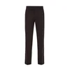 WE Fashion Chino hlače temno rjava