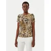 Marciano Guess Bluza Blusa tatjana ss printed Rjava Comfort Fit