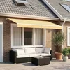 Zamjensko platno za tendu Žuta i bijela 350 x 250 cm Poliester