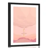 Plakat s paspartujem strasten balet - 40x60 white