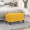 vidaXL vidaXL Klop svetlo rumena 70x35x41 cm blago, (20955274)