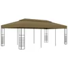 Vidaxl Vrtni paviljon 6x3x2,7 m taupe 180 g/m2