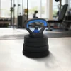 4-u-1 set bučica, brojčana i kettlebell 20 kg Crna i Plava