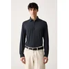 HUGO Srajca Kenno 50566332 Mornarsko modra Slim Fit