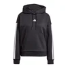 ADIDAS SPORTSWEAR Športna majica črna/bela