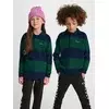 Otroški pulover hmlJR LOOSE STRIPED POLO L/S