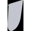 ND loputa siva, strešni lovilec kapljic 300x155/125/110 mm ravna