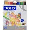 DOMS N80440 Komplet barvnih svinčnikov 24 kos