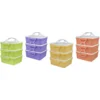 Nosilec hrane 3x1,2l kvadratni 17x15x18,5cm plastika