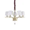 Ideal Lux - Luster na lancu PEGASO 5xE14/28W/230V prečnik 72 cm zlatna