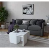 Hanah Home Ortanca Sto za dnevnu sobu, Bela