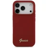 Guess MagSafe maska s metalnim logom i natpisom (GUHMP17XSMBSLM) za iPhone 17 Pro Max – magenta